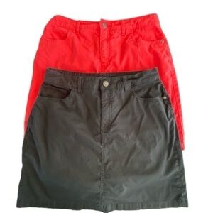 PAIR of women's Croft and Barrow skorts both size 6